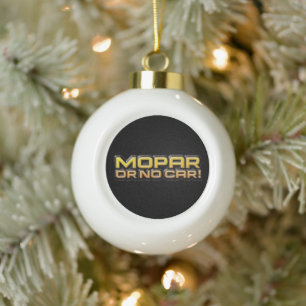 Adorno De Cerámica Tipo Bola Mopar - Ornamento de Navidad de bolas de cerámica 