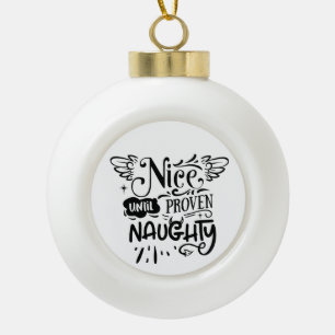 Adorno De Cerámica Tipo Bola Navidades Agradables Hasta Que Se Demostró Que La 