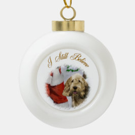 Adorno De Cerámica Tipo Bola Navidades de Otterhound