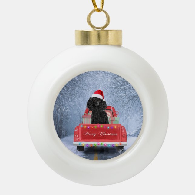 Adorno De Cerámica Tipo Bola Navidades de podle (Anverso)