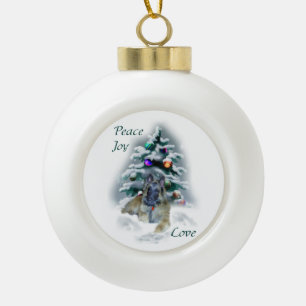 Adorno De Cerámica Tipo Bola Navidades de Tervuren de Bélgica