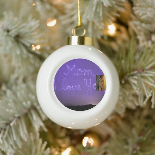 Adorno De Cerámica Tipo Bola Navidades Ornamento cerámico (Árbol)