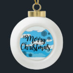 Adorno De Cerámica Tipo Bola Navidades Ornamento de bolas de cerámica, Feliz Na<br><div class="desc">Navidades Cerámica Ball Ornament Decoran tu hermoso árbol de Navidad con un adorno personalizado. Algo para todos,  Maria lurdis afonso,  https://www.zazzle.com/succeedinbeautybarb</div>
