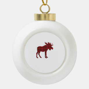 Adorno De Cerámica Tipo Bola Navidades Pajama Moose Tee Animal Pajamas Xmas Gif