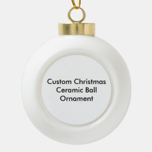 Adorno De Cerámica Tipo Bola Navidades personalizados Ornamento de Bolas de Cer