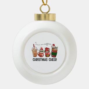 Adorno De Cerámica Tipo Bola Navidades Regalo Que Corro En Navidades De Café Sa