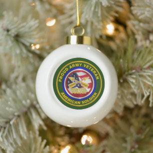 Adorno De Cerámica Tipo Bola Navidades veteranos de las fuerzas especiales del 