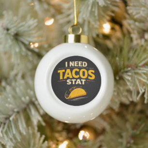 Adorno De Cerámica Tipo Bola Necesito Tacos Ya