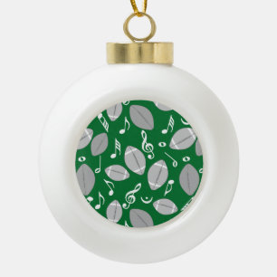 Adorno De Cerámica Tipo Bola Notas musicales Fútbol