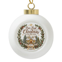 Nuestro Primer Navidad en Nuestra Nueva Casa Adorn