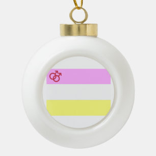 Adorno De Cerámica Tipo Bola Orgullo Twink