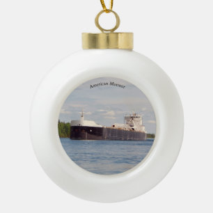 Adorno De Cerámica Tipo Bola Ornamento americano de bola de mariner o copo de n