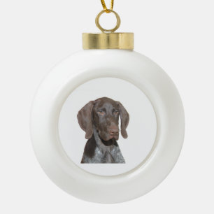 Adorno De Cerámica Tipo Bola Ornamento brillante del navidad del grisáceo