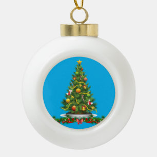 Adorno De Cerámica Tipo Bola Ornamento de bolas de cerámica para navidades