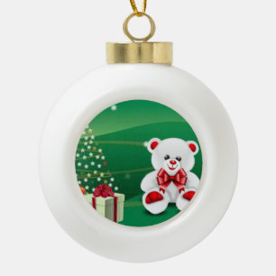 Adorno De Cerámica Tipo Bola Ornamento de bolas de cerámica para navidades