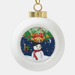 Adorno De Cerámica Tipo Bola Ornamento de bolas de cerámica para navidades, hom