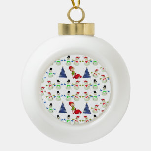 Adorno De Cerámica Tipo Bola Ornamento de bolas de cerámica para navidades, hom