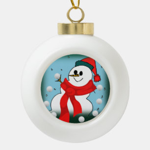Adorno De Cerámica Tipo Bola Ornamento de bolas de cerámica para navidades, hom