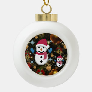 Adorno De Cerámica Tipo Bola Ornamento de bolas de cerámica para navidades, hom