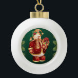 Adorno De Cerámica Tipo Bola Ornamento de bolas de cerámica para navidades, hom<br><div class="desc">Navidades Cerámica Ball Ornament Decoran tu hermoso árbol de Navidad con un adorno personalizado. Algo para todos,  Maria lurdis afonso,  https://www.zazzle.com/succeedinbeautybarb</div>