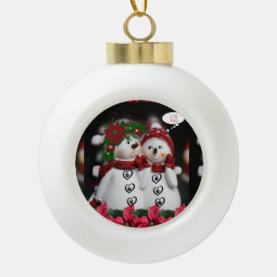 Adorno De Cerámica Tipo Bola Ornamento de bolas de cerámica para navidades, hom