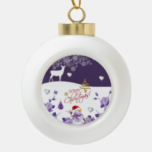 Adorno De Cerámica Tipo Bola Ornamento de bolas de cerámica para navidades, hom