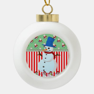 Adorno De Cerámica Tipo Bola Ornamento de bolas de cerámica para navidades, hom