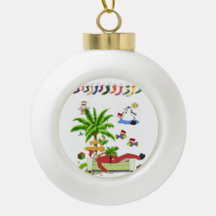Adorno De Cerámica Tipo Bola Ornamento de bolas de cerámica para navidades, Sum