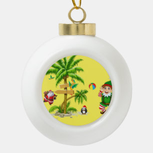 Adorno De Cerámica Tipo Bola Ornamento de bolas de cerámica para navidades, Sum