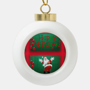 Adorno De Cerámica Tipo Bola Ornamento de bolas de cerámica para navidades, vac