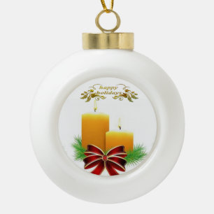 Adorno De Cerámica Tipo Bola Ornamento de bolas de cerámica para navidades, vac