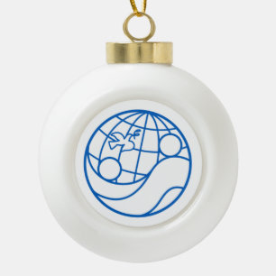 Adorno De Cerámica Tipo Bola Ornamento de bulbo EWB-USA