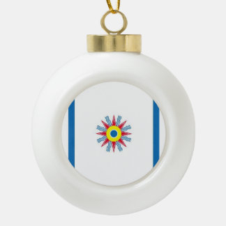 Adorno De Cerámica Tipo Bola Ornamento de cerámica de la bola del navidad