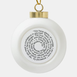 Adorno De Cerámica Tipo Bola Ornamento de citas de valor Oz del asistente