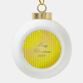 Adorno De Cerámica Tipo Bola Ornamento de copo de nieve brillante y mora