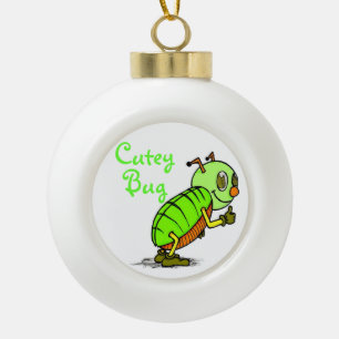 Adorno De Cerámica Tipo Bola Ornamento de Cutey Bug Ball