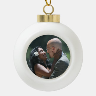 Adorno De Cerámica Tipo Bola Ornamento de fotografía digital personalizada Keep