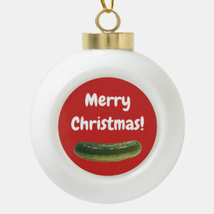 Adorno De Cerámica Tipo Bola Ornamento de la salmuera del navidad para el árbo