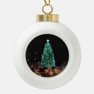 Adorno De Cerámica Tipo Bola Ornamento de las luces del árbol de Navidad