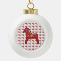 Ornamento de los navidades Dala Horse