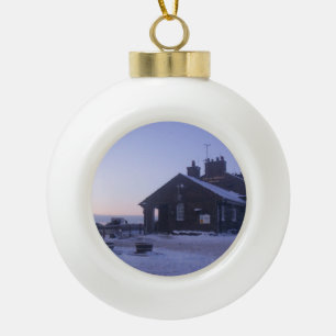 Adorno De Cerámica Tipo Bola Ornamento del árbol de navidad del mesón del gat