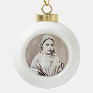 Adorno De Cerámica Tipo Bola Ornamento del navidad de St.Bernadette