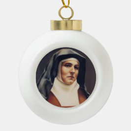 Adorno De Cerámica Tipo Bola Ornamento del navidad de St.Edith Stein