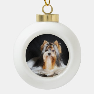Adorno De Cerámica Tipo Bola Ornamento navideño más aterrador