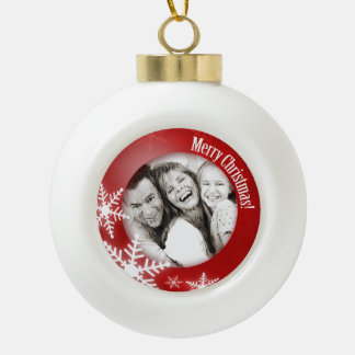 Adorno De Cerámica Tipo Bola Ornamento personalizado foto del navidad de los