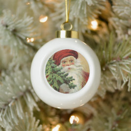 Adorno De Cerámica Tipo Bola Ornamento vintage navideño de copos de nieve de Sa