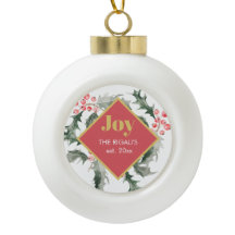 Ornamentos de Navidad personalizados