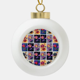 Adorno De Cerámica Tipo Bola Otoño deja un choque rústico en el muelle