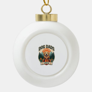 Adorno De Cerámica Tipo Bola Papás Perros Vintage Tripulación Deportes al Aire