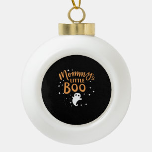 Adorno De Cerámica Tipo Bola Pequeña boo de mamá - Feliz Halloween